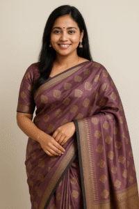 katan saree red light