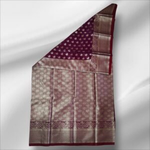 প্রিমিয়াম কাতান শাড়ি মেরুন - Premium Katan Saree Merun Colour