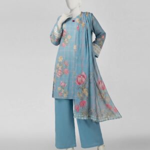 BLUE LAWN 3PC STITCHED | JLS-S-26-637/S GARDEN-1