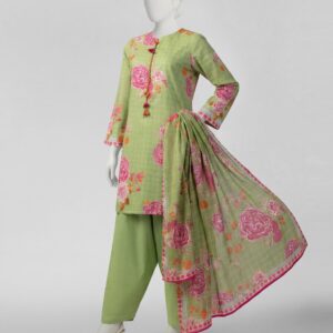 GREEN LAWN 3PC STITCHED | JLS-S-26-638/S GARDEN-2