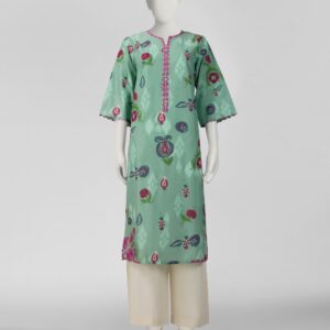 GREEN LAWN KURTI | JSS-S-26-680 FB/BLOCK-5-680