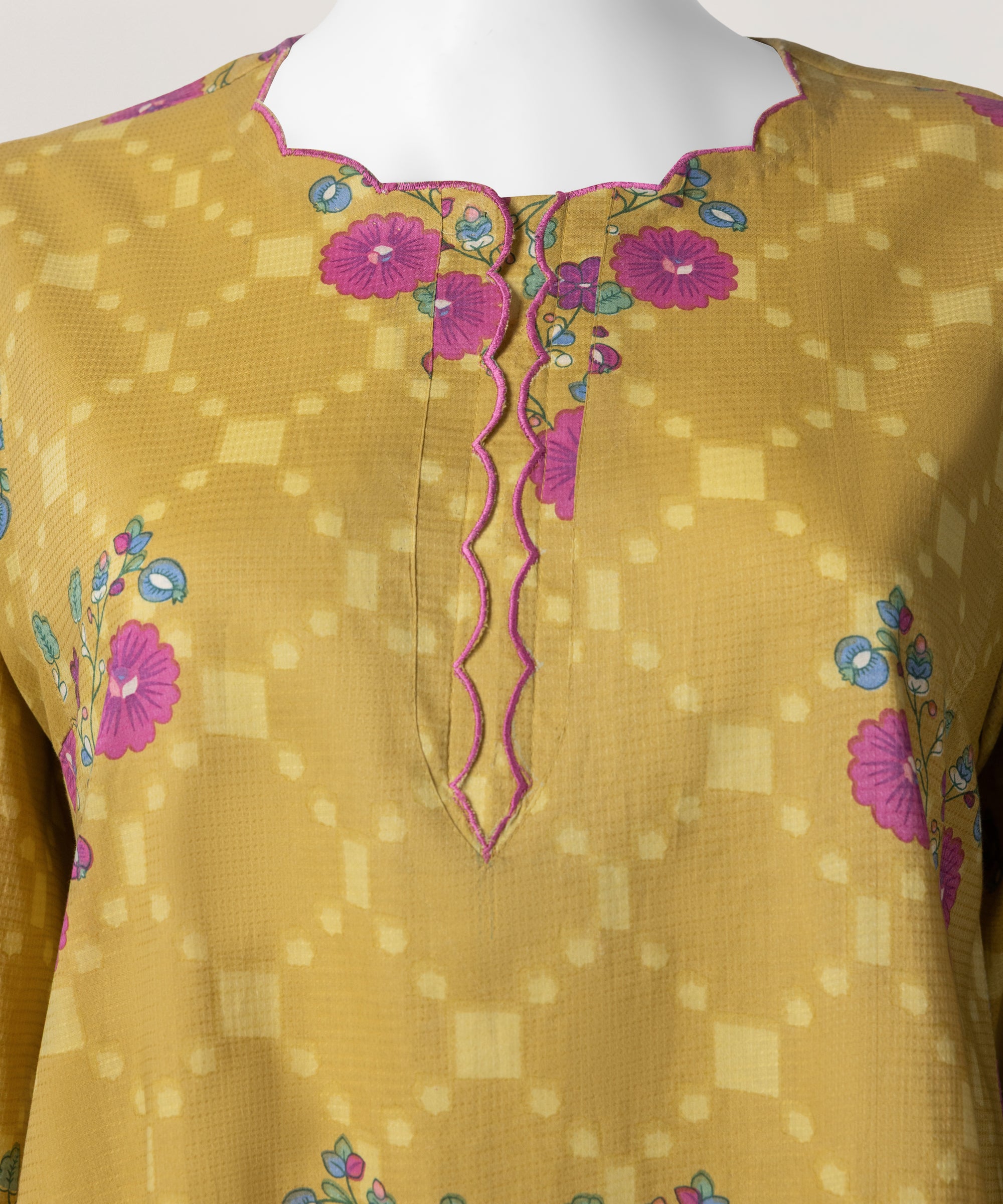 YELLOW DOBBY 2PC STITCHED | JDS-S-26-1336/S GEOMATRY POLISH-02 - Image 3