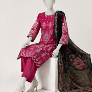 PINK LAWN 3PC STITCHED | JLS-S-26-659/S ENCHANT-03