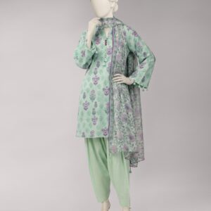 GREEN LAWN 3PC UNSTITCHED | JLU-S-26-4091 RYNA-5