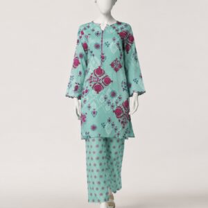 GREEN LAWN KURTI | JSS-S-26-668 FB/UZBEK-03