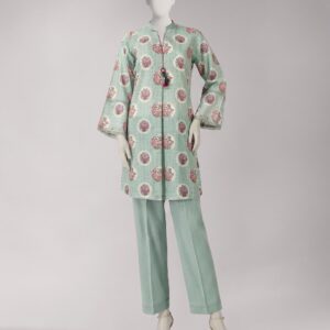 BLUE LAWN 2PC UNSTITCHED | JST-S-26-2440 CROSS FLORAL-2